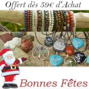 1 Pierre Brute + 1 Pendentif + 1 Bracelet Offert Dès 59 Euros d'achat Valable du 21 au 31 Décembre 2025 (22h00) Modèles Selon Disponibilité