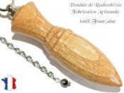 Pendule Amon Création en Bois de Châtaignier Pièce Unique N°AMONCH-6