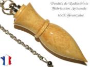 Pendule Amon Création en Bois de Citronnier de Ceylan Pièce Unique N°AMCIT-8