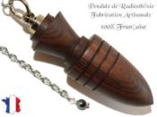 Pendule Amon Création en Bois de Violette Pièce Unique N°AMVIO-8