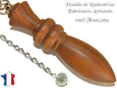 Pendule Egyptien Plombé en Bois de Palo Santo Pièce Unique N°EGPALOPL-1