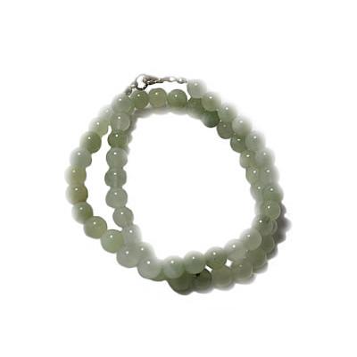 Collier en Pierres Boules de Jade de Chine 6 mm