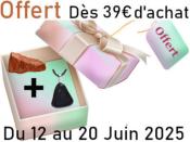Une Pierre Brute + Un Pendentif Pierre Roulée Offert Dès 39 Euros d'achat Modèle Selon Disponibilité