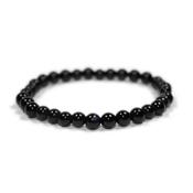 Bracelet en Pierres Boules d'Obsidienne Oeil Celeste (6 mm)