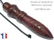 Pendule Egyptien Thot Plombé en Bois d'Amarante Gravé Modèle Unique N°THOAMARAPL-3