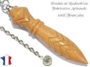 Pendule Egyptien Thot Plomb en Bois de Citronnier Pice Unique NTHOCITPL-16