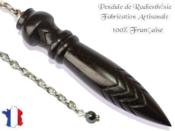 Pendule Egyptien Thot en Bois d'Ebne Grav Pice Unique NTHOEB-84