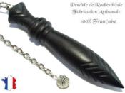 Pendule Egyptien Thot Plomb en Bois d'Ebne du Gabon Pice Unique NTHOEBPL-72