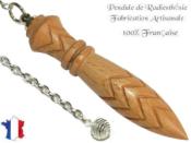 Pendule de Thot Plombé en Bois de Hêtre Pièce Unique N°THOHETPL-40