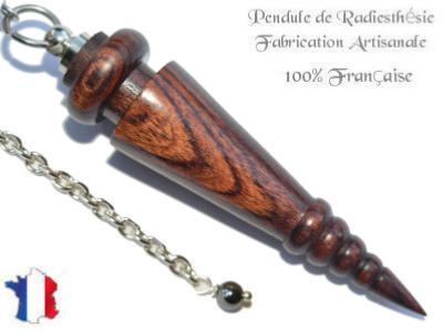 Pendule Triak en Bois de Violette Pièce Unique N°TRIVIO-5