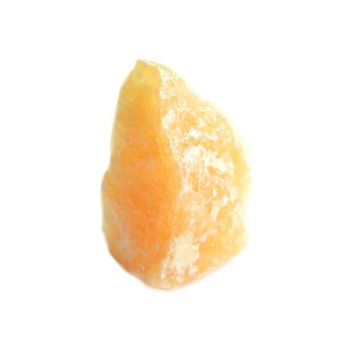 Calcite Orange Pierre Brute de Collection de 270 grs Pièce Unique N° 1PZC10-ca