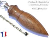 Pendule Amon Création en Bois de Teck Pièce Unique N°AMTEK-13