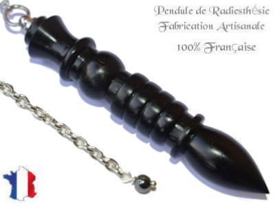 Pendule Cléopâtre Egyptien en Bois d'Ebène Pièce Unique N°CLEOEB-7