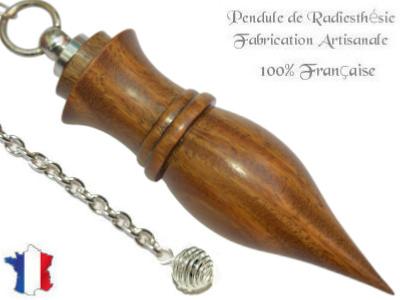 Pendule Amon Plombé Création en Bois de Palo Santo Pièce Unique N°AMPALOPL-14