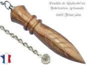 Pendule Egyptien Thot Plombé en Bois d'Olivier Gravé Modèle Unique N°THOOLPL-194