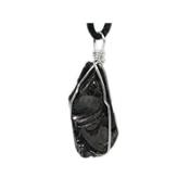 Pendentif Authentic en Pierre Brute Shungite et Argent 925