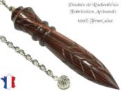 Pendule de Thot Plomb� en Bois de Violette Pi�ce Unique N�THOVIOPL-102