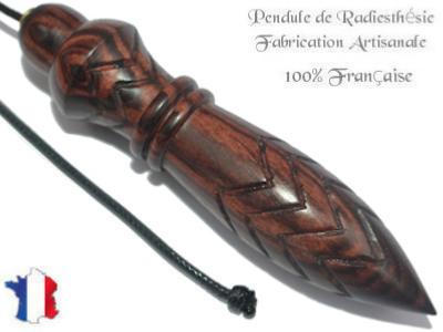 Pendule de Thot Plombé en Bois de Violette Pièce Unique N°THOVIOPLC-90