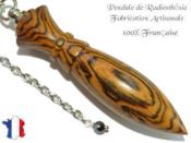 Pendule Amon Création en Bois de Bocote Pièce Unique N°AMBOC-22