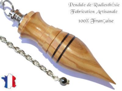 Pendule Amon Création en Bois d'Olivier Pièce Unique N°AMOL-53