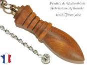 Pendule Amon Plombé Création en Bois de Palo Santo Pièce Unique N°AMPALOPL-4
