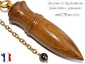 Pendule Amon Création en Bois de Teck Pièce Unique N°AMTEK-14