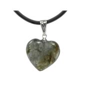 Pendentif Coeur en Labradorite 1,8 cm