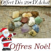 Une Pierre Brute  Offerte dès 29 Euros d'achat Valable du 10 au 20 Décembre 2025 (22h00) Modèle Selon Disponibilité