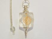 Pendule Reiki en Cristal de Roche