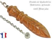 Pendule Egyptien Thot Plombé en Bois de Palo Santo Gravé Pièce Unique N°THOPALPLPT-66