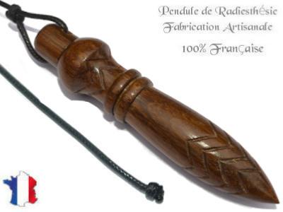 Pendule de Thot Plombé en Bois d'Ebène Verte Pièce Unique N°THOEBVPLPT- 7