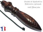 Pendule de Thot Plombé en Bois de Violette Pièce Unique N°THOVIOPLC-49