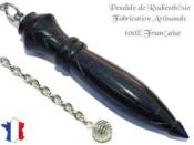 Pendule Atlante Plombé en Bois d'Ebène du Gabon Pièce Unique N°ATLAEBPLTH-18