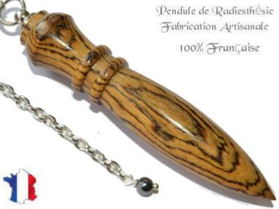 Pendule Egyptien en Bois de Bocote Pièce Unique N°EGYBOC-9