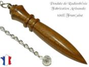 Pendule Egyptien Plombé en Bois de Palo Santo Pièce Unique N°EGPALOPL-4