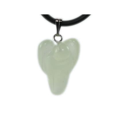 Jade de Chine Pendentif Ange en Pierre (2 cm)