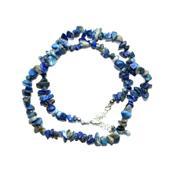 Lapis Lazuli Collier en Pierre Baroque