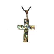 Abalone Pendentif Croix