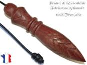 Pendule Egyptien Thot Plombé en Bois d'Amarante Gravé Modèle Unique N°THOAMARAPL-5