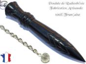 Pendule Egyptien Thot Plomb� en Bois d'Eb�ne du Gabon Pi�ce Unique N�THOEBPL-90