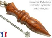 Pendule de Thot Plombé en Bois de Jujubier Pièce Unique N°THOTJUPL-7