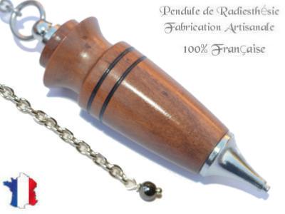 Pendule Amon Création en Bois d'Abricotier Pièce Unique N°AMABR-5