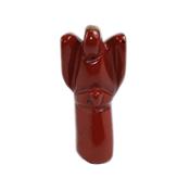 Jaspe Rouge Ange en Pierre (4 cm)