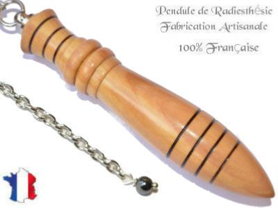 Pendule Egyptien en Bois d'Olivier Pièce Unique N°EGPOL-5