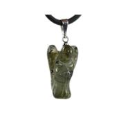 Labradorite Pendentif Ange en Pierre (2 cm)