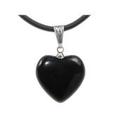 Pendentif Coeur en Obsidienne Oeil Céleste 1,8 cm