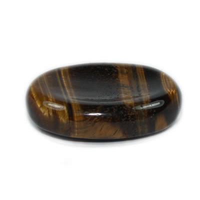 Galet Worry Stone en Oeil de Tigre