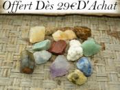 Une Pierre Brute  Offerte dès 29 Euros d'achat Valable du 21 au 30 Novembre 2025 (22h00) Modèle Selon Disponibilité