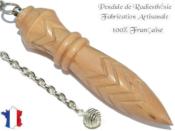 Pendule Egyptien Thot Plombé en Bois d'Arbousier Gravé Modèle Unique N°THOARBOUPL-1