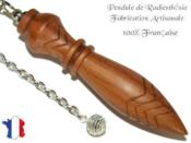 Pendule de Thot Plombé en Bois de Jujubier Pièce Unique N°THOTJUPL-11